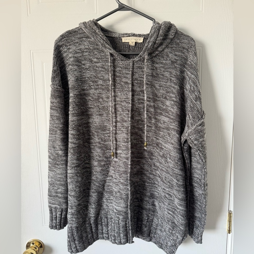 LOVESTITCH SWEATER hoodie gray size medium